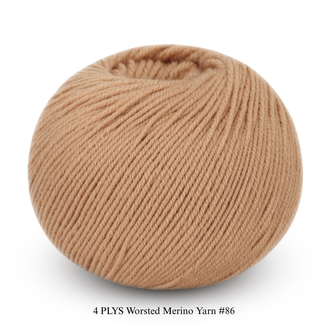 4 PLYS Worsted Merino Yarn