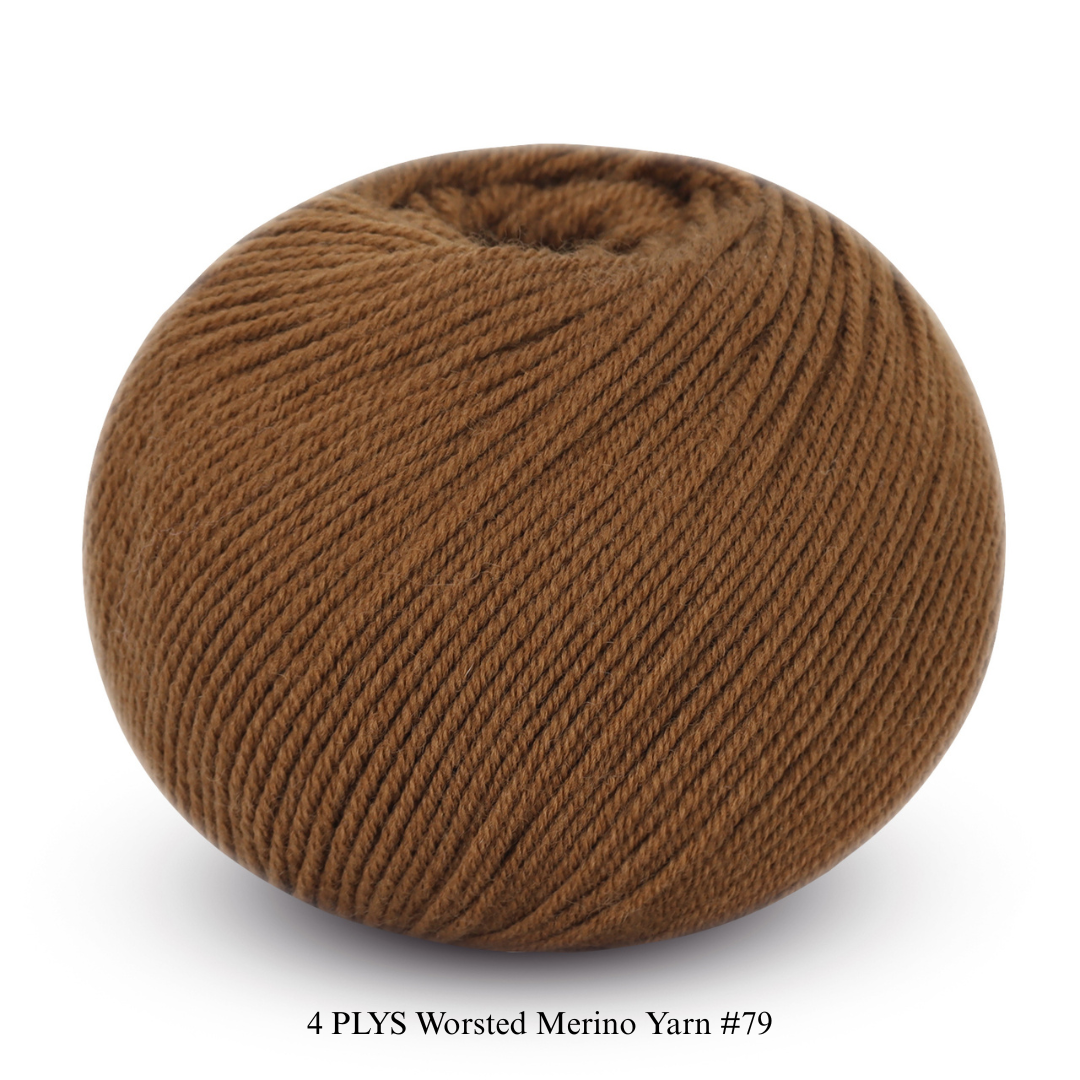 4 PLYS Worsted Merino Yarn