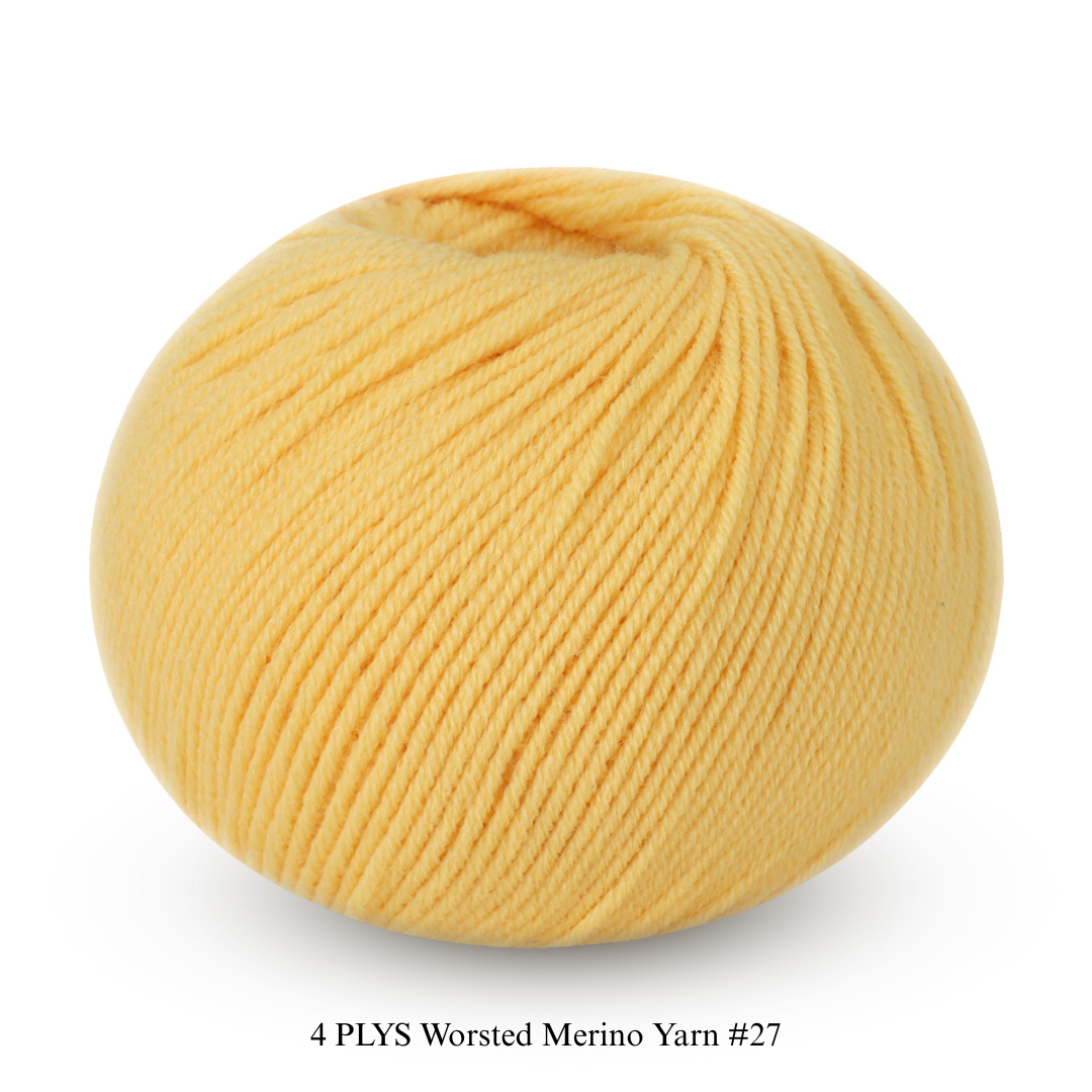 4 PLYS Worsted Merino Yarn