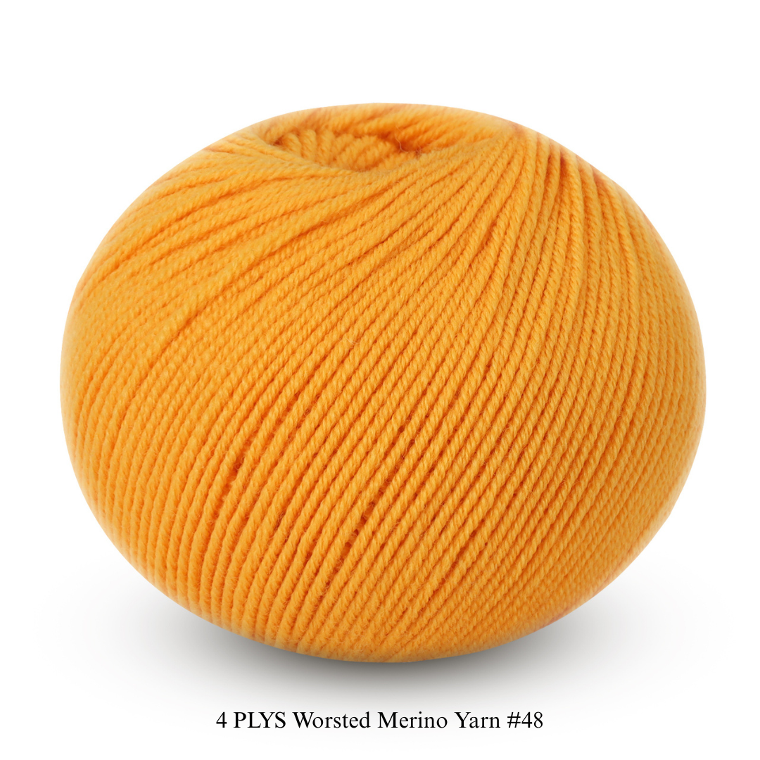 4 PLYS Worsted Merino Yarn