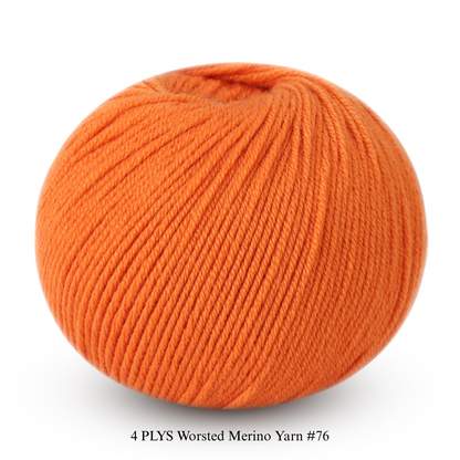 4 PLYS Worsted Merino Yarn