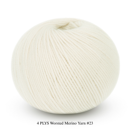 4 PLYS Worsted Merino Yarn