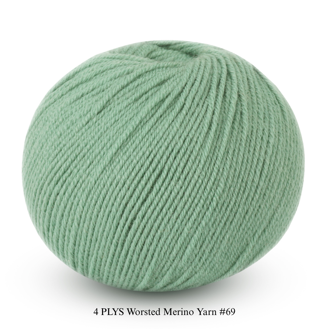 4 PLYS Worsted Merino Yarn