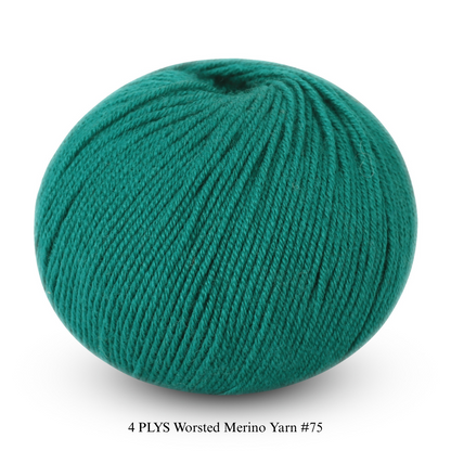4 PLYS Worsted Merino Yarn