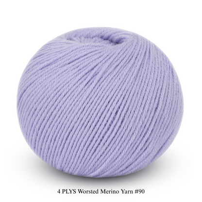 4 PLYS Worsted Merino Yarn