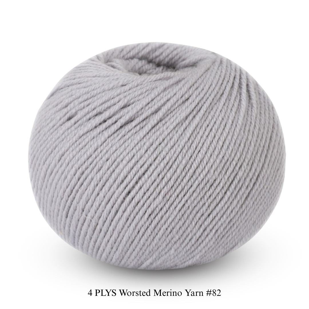 4 PLYS Worsted Merino Yarn