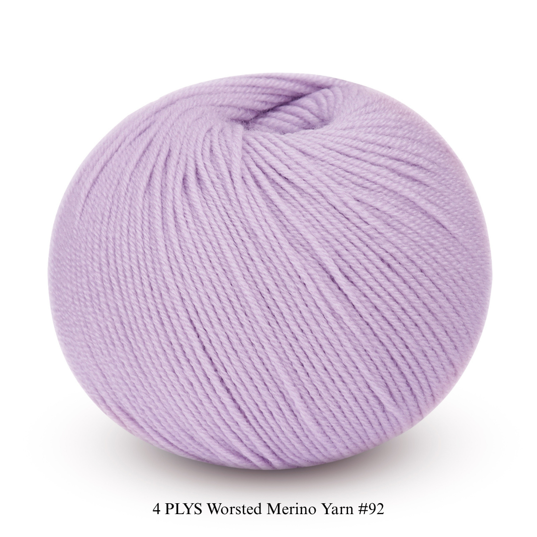 4 PLYS Worsted Merino Yarn