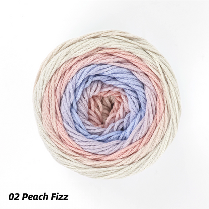Starry 1.5mm Combed Hollow Gradien Yarn 200g