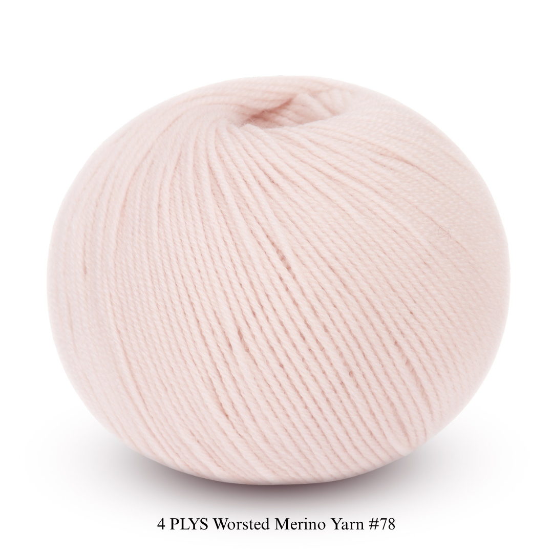4 PLYS Worsted Merino Yarn