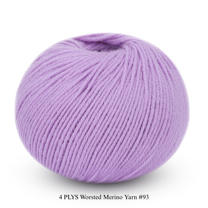 4 PLYS Worsted Merino Yarn