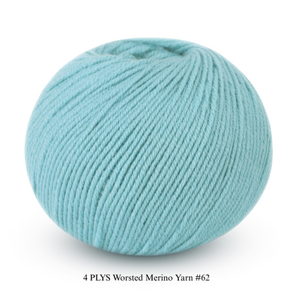4 PLYS Worsted Merino Yarn