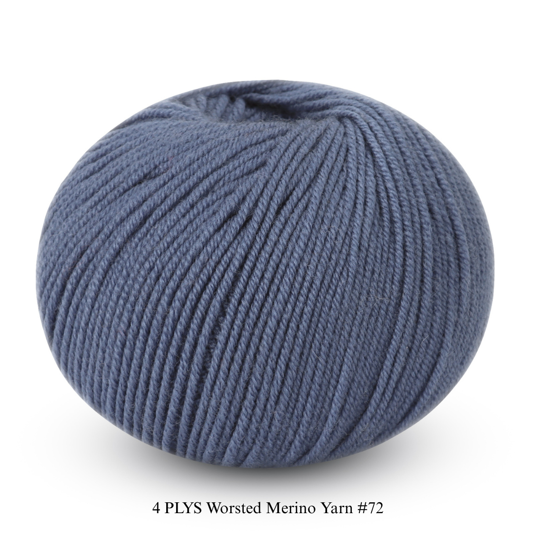 4 PLYS Worsted Merino Yarn