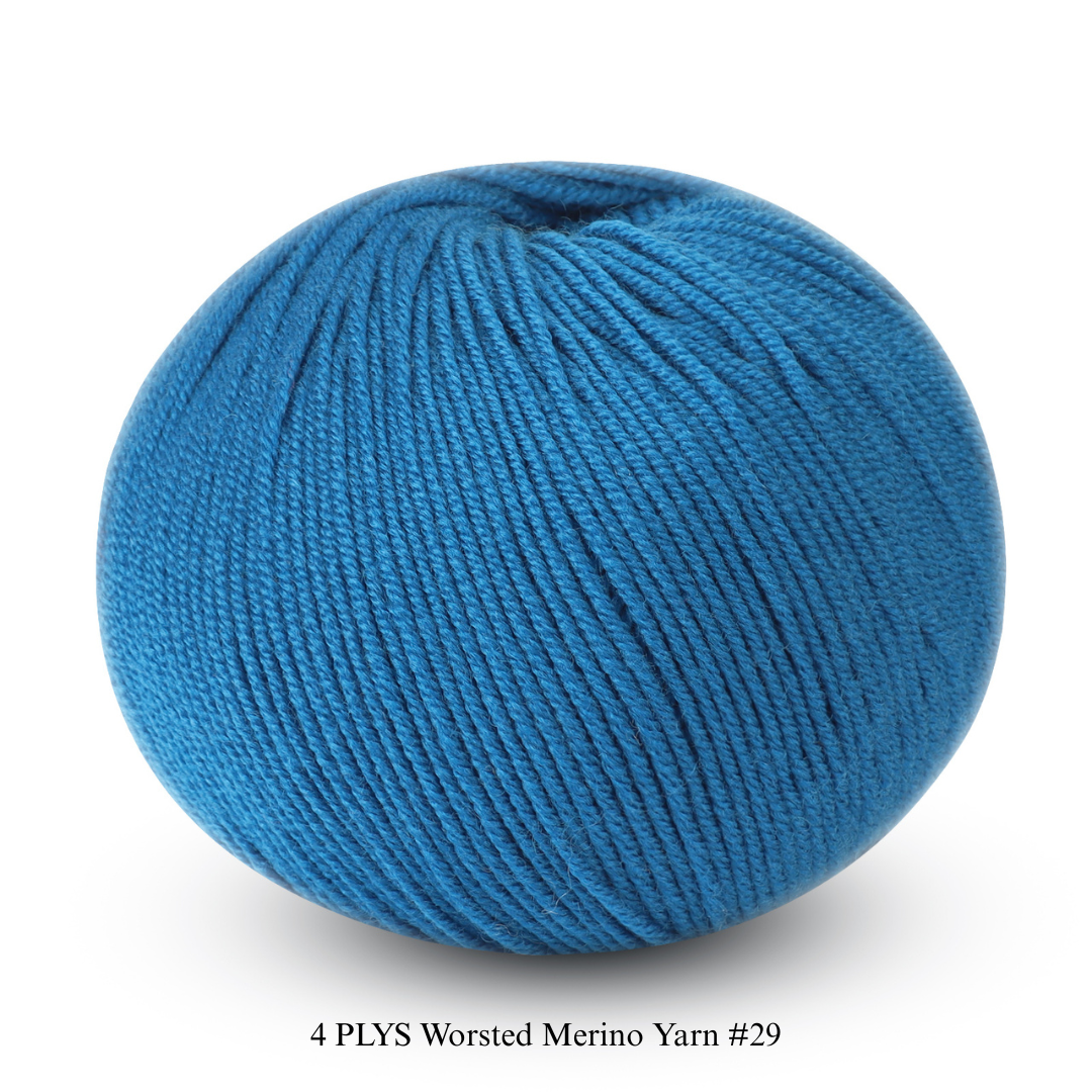 4 PLYS Worsted Merino Yarn