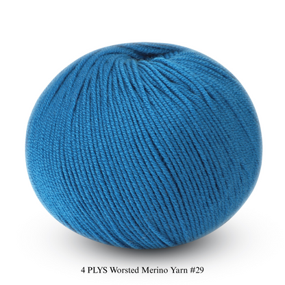 4 PLYS Worsted Merino Yarn