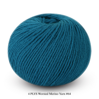 4 PLYS Worsted Merino Yarn