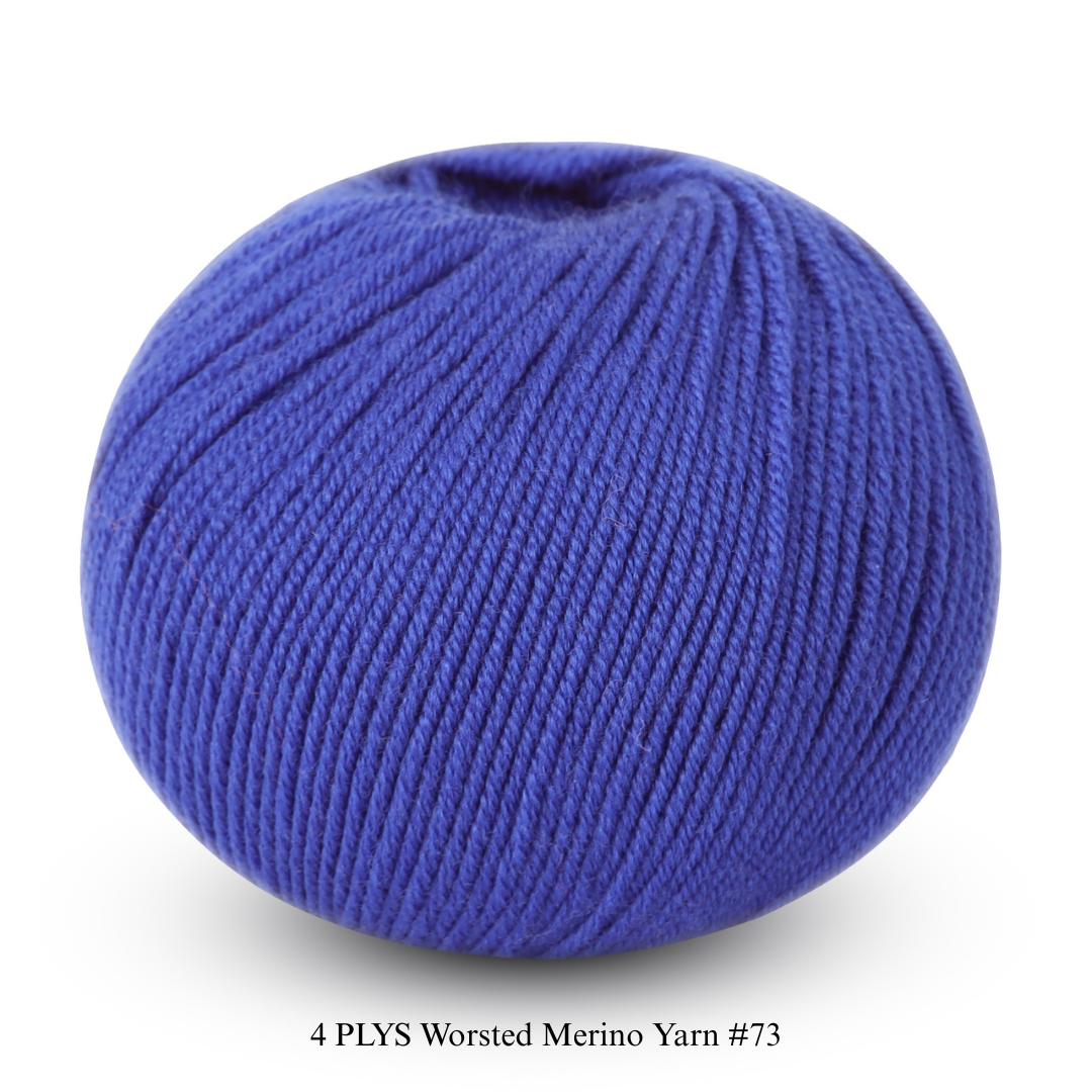 4 PLYS Worsted Merino Yarn