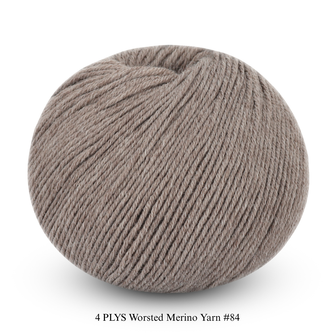 4 PLYS Worsted Merino Yarn