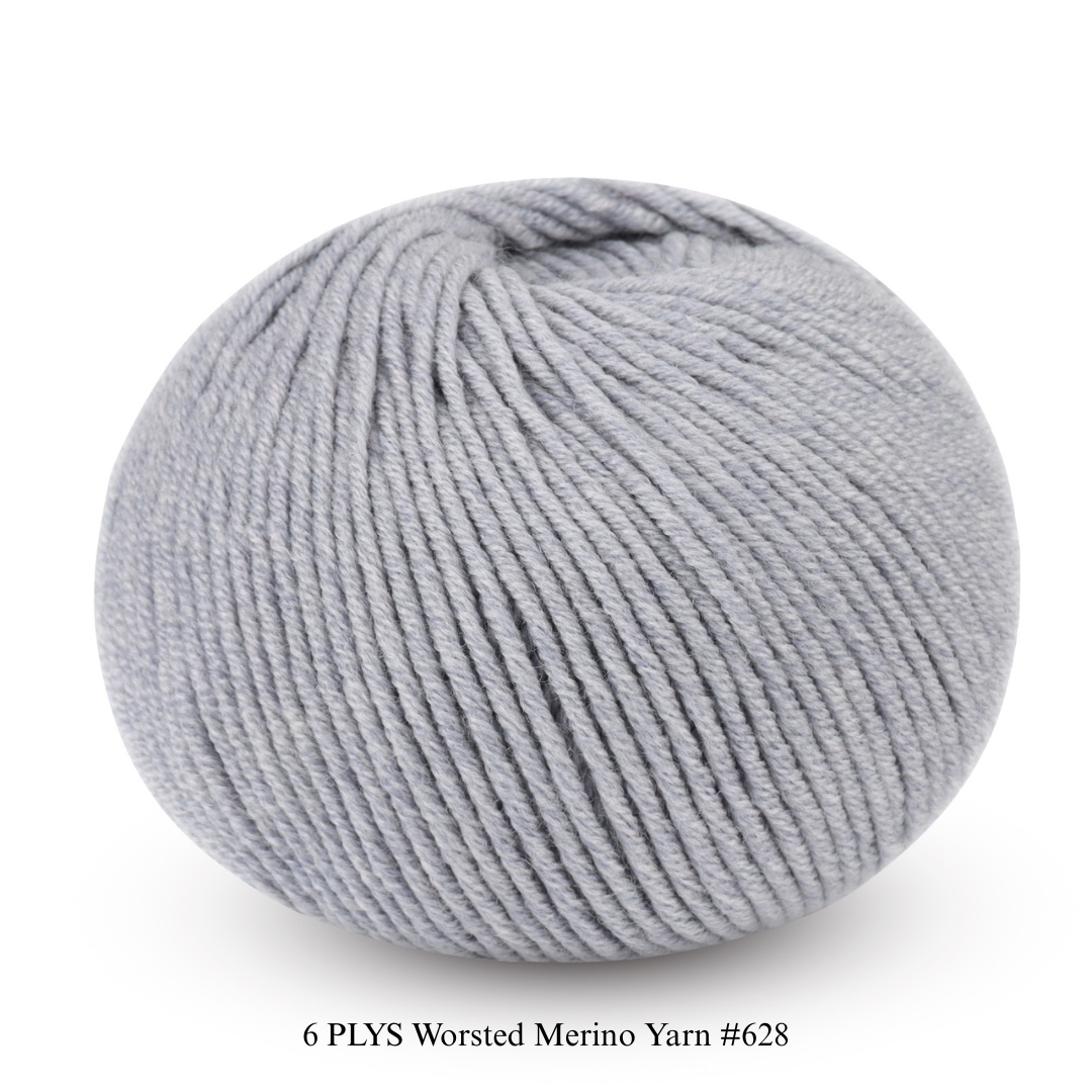 6 PLYS Worsted Merino Yarn