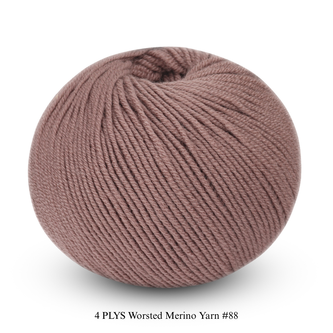4 PLYS Worsted Merino Yarn