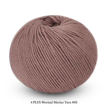 4 PLYS Worsted Merino Yarn