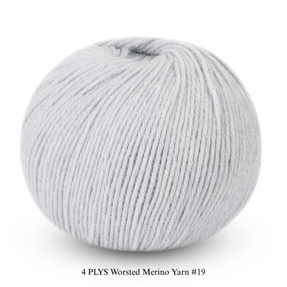 4 PLYS Worsted Merino Yarn