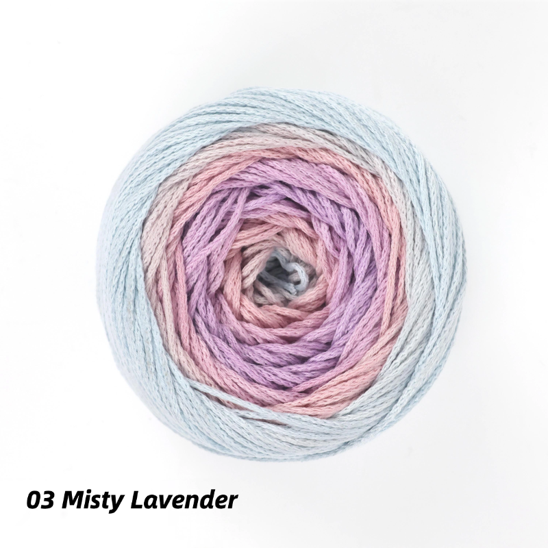 Starry 1.5mm Combed Hollow Gradien Yarn 200g