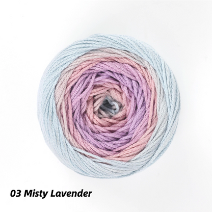 Starry 1.5mm Combed Hollow Gradien Yarn 200g