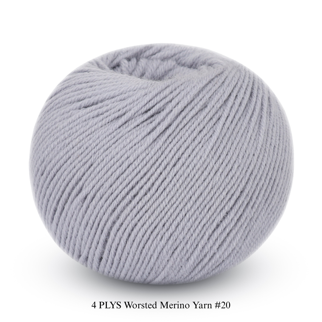 4 PLYS Worsted Merino Yarn