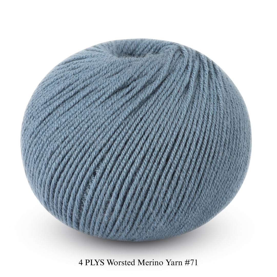 4 PLYS Worsted Merino Yarn