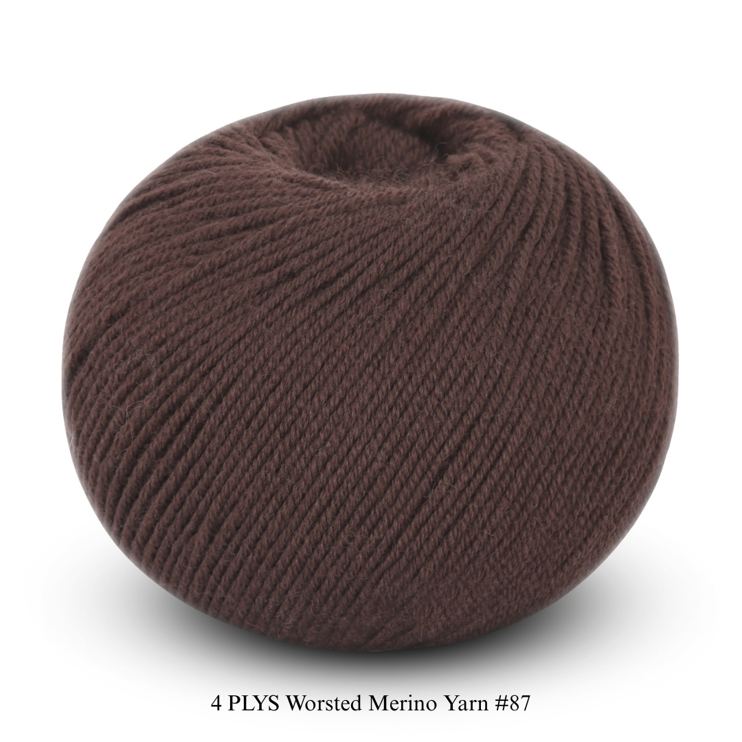 4 PLYS Worsted Merino Yarn