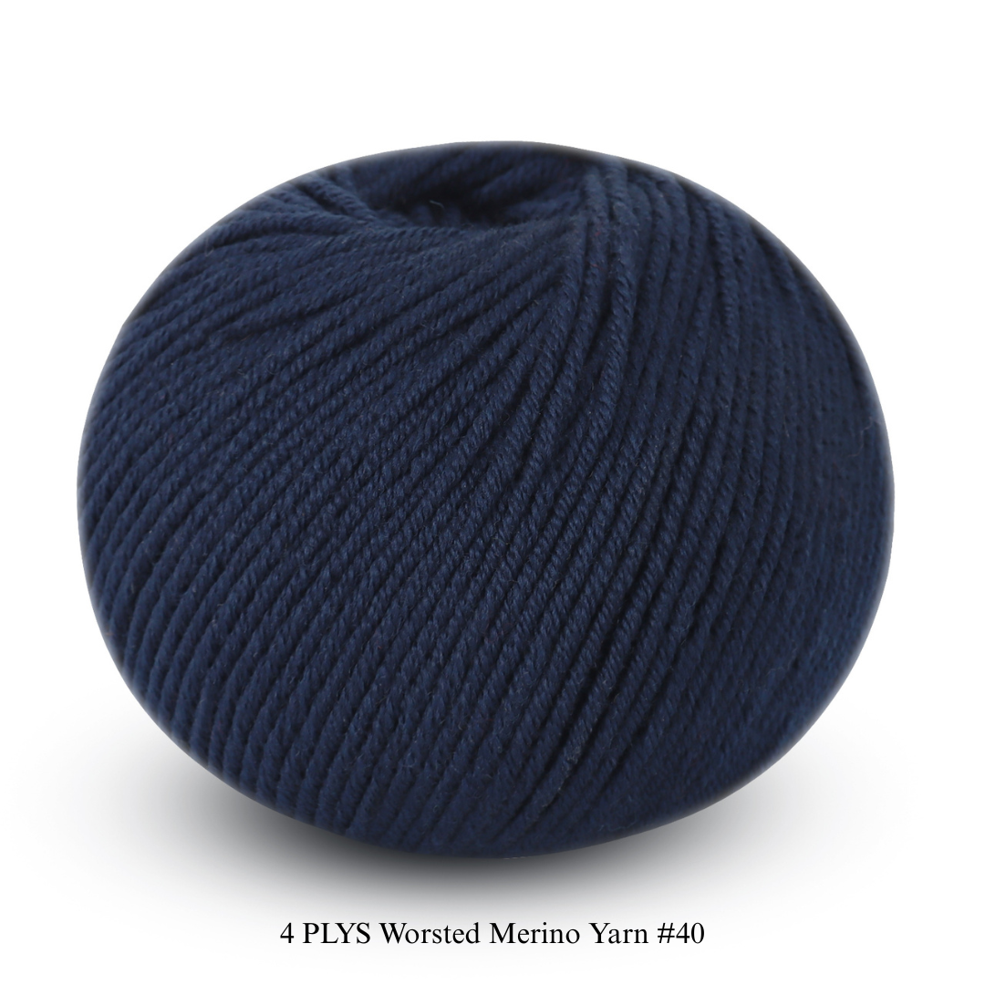 4 PLYS Worsted Merino Yarn