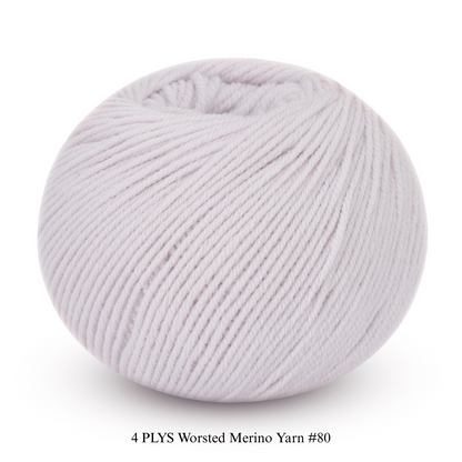 4 PLYS Worsted Merino Yarn