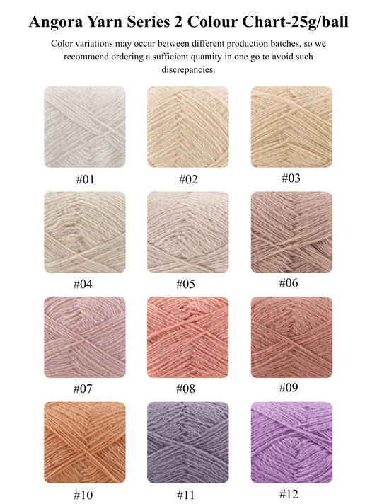 Color Card - Angora Yarn Series 2