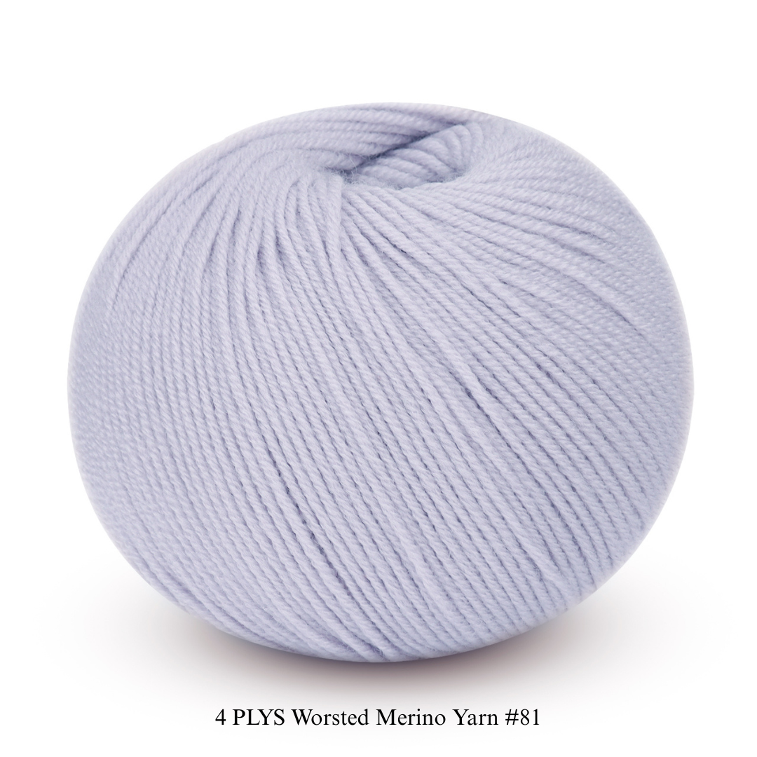 4 PLYS Worsted Merino Yarn