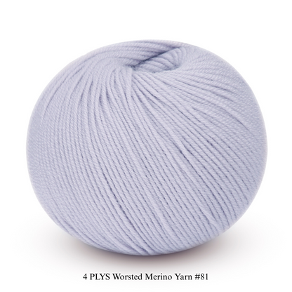 4 PLYS Worsted Merino Yarn