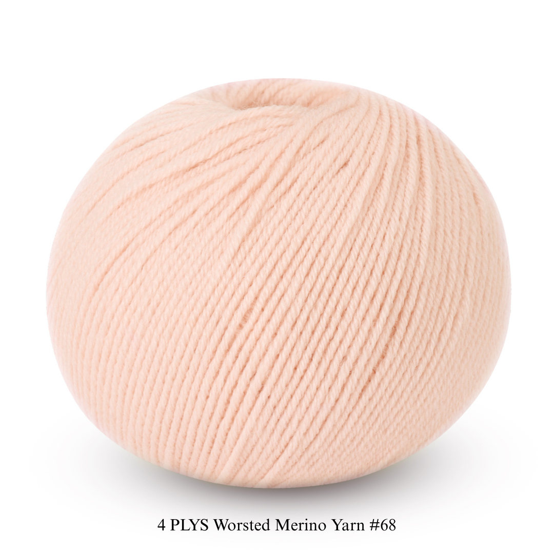 4 PLYS Worsted Merino Yarn