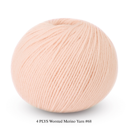 4 PLYS Worsted Merino Yarn