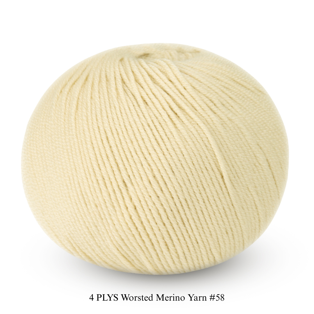 4 PLYS Worsted Merino Yarn