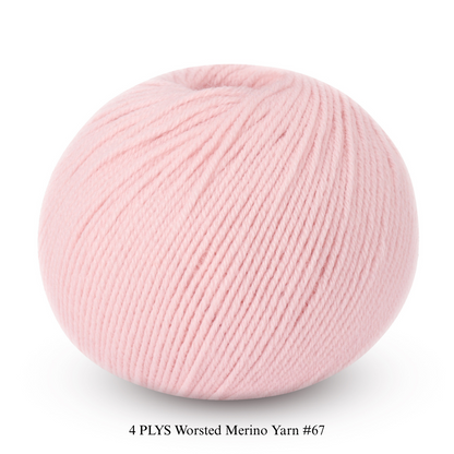 4 PLYS Worsted Merino Yarn