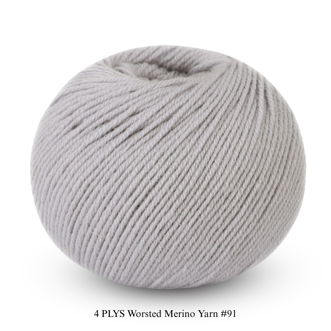 4 PLYS Worsted Merino Yarn