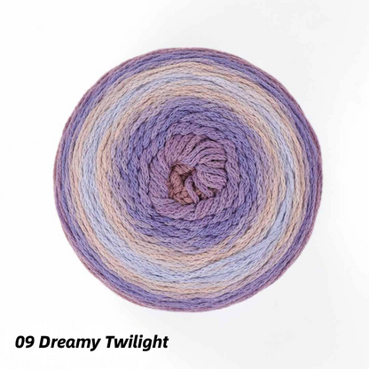 Starry 1.5mm Combed Hollow Gradien Yarn 200g