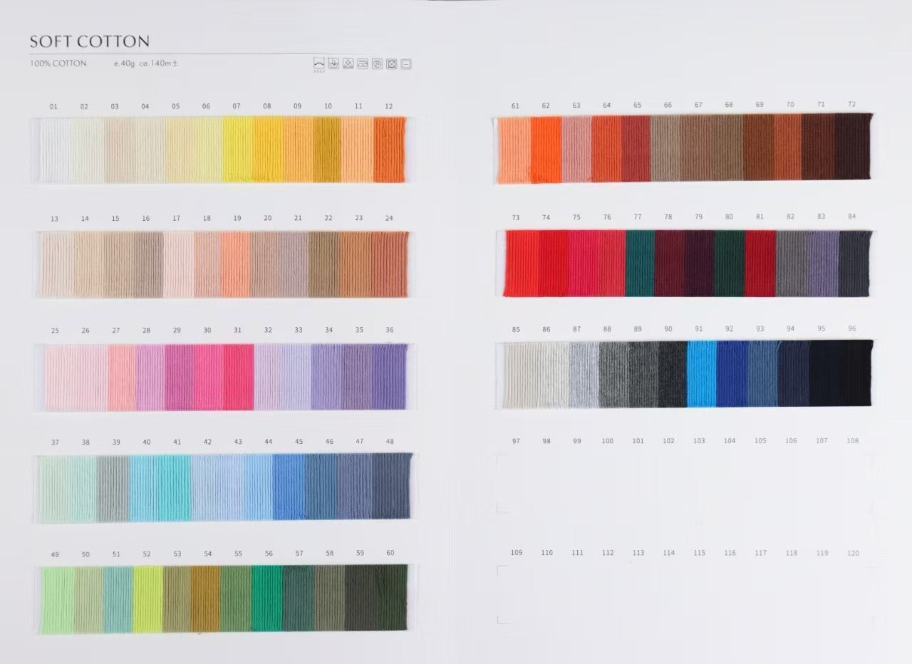 Color Card-Soft Cotton